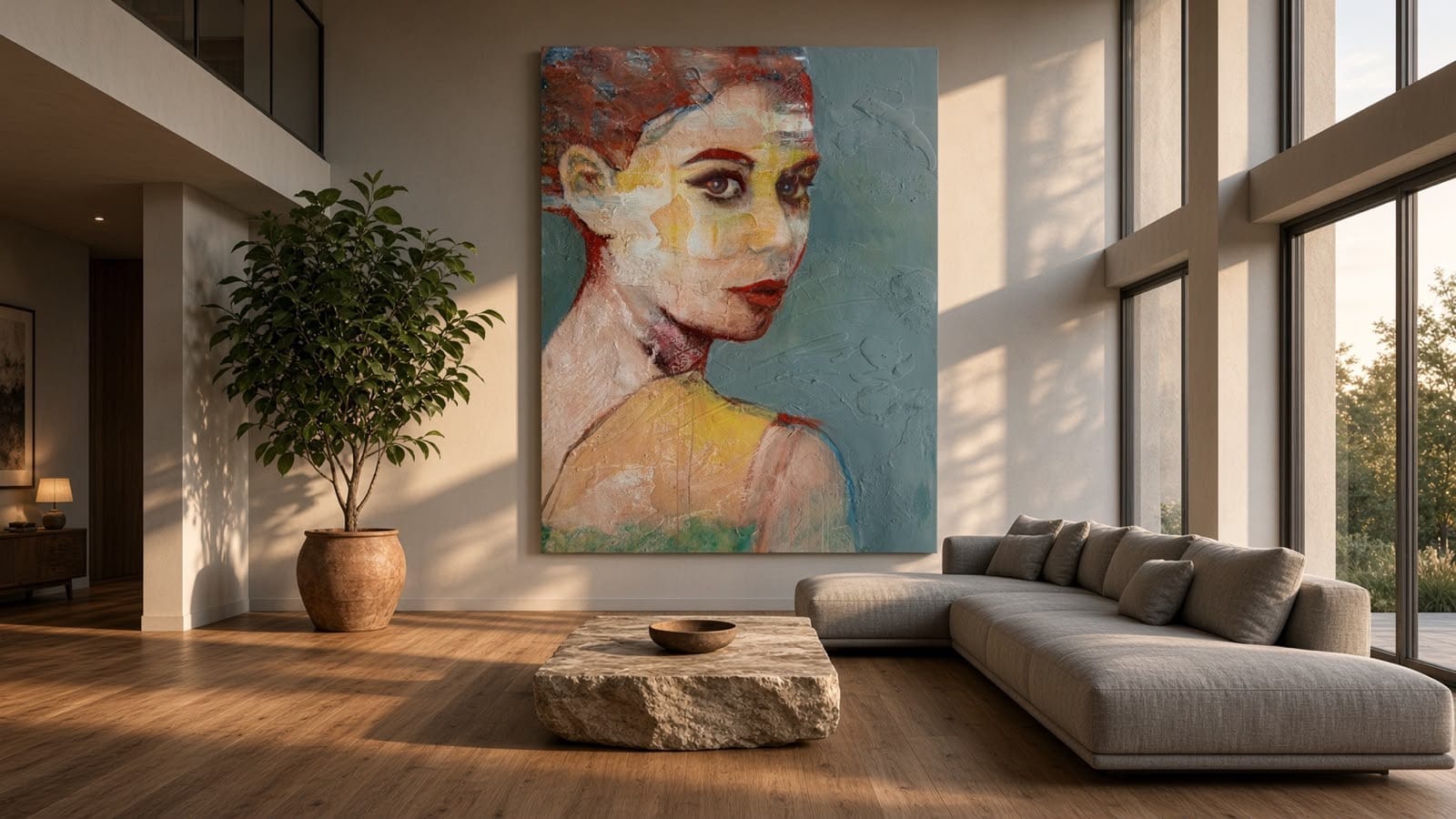 Voici mon Coeur in een woonkamer — sfeerimpressie